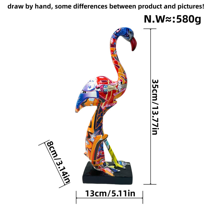 Artistically designed Flamingo sculpture Kalsten