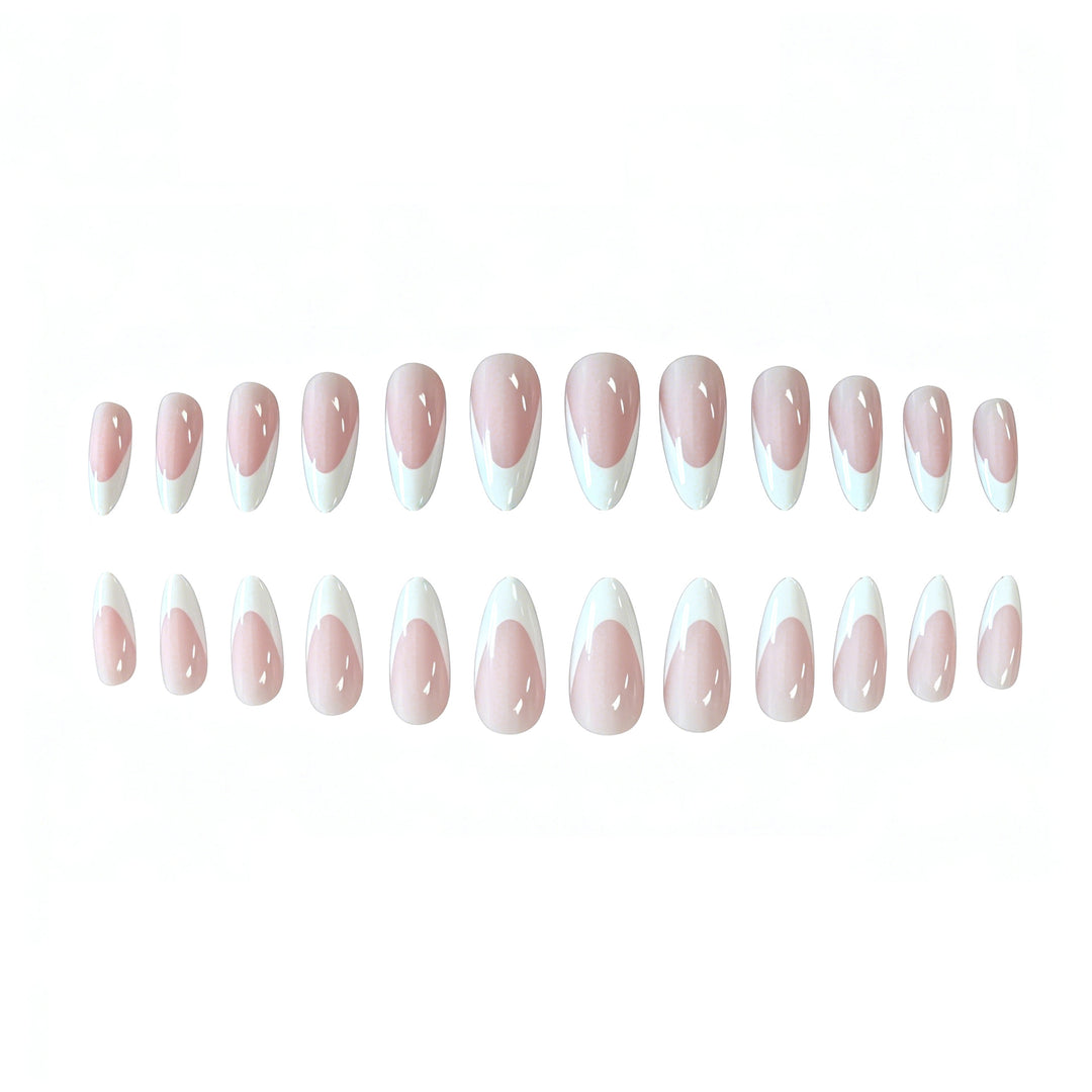 Elegant French Tip Acrylic Nail Enhancements Kalsten 1789915431