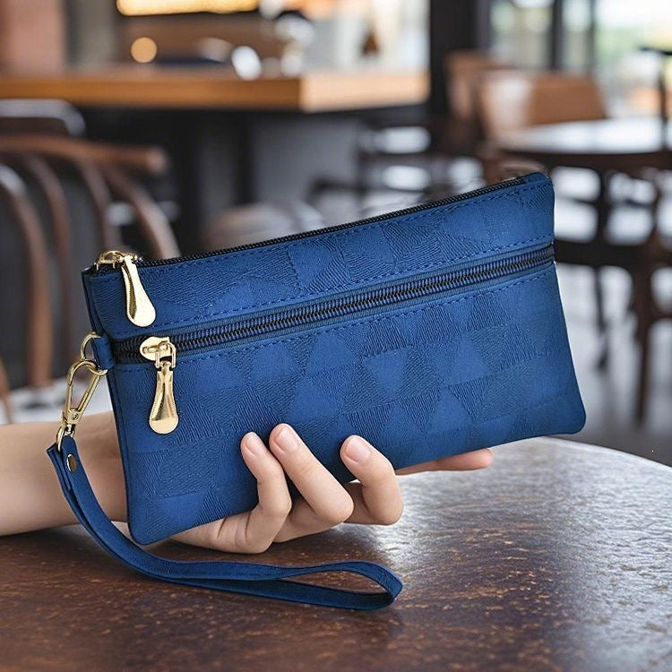 Elegant Clutch With Practical Zipper Kalsten