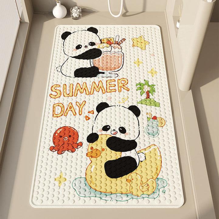Cartoon-Themed Bath Mat Kalsten