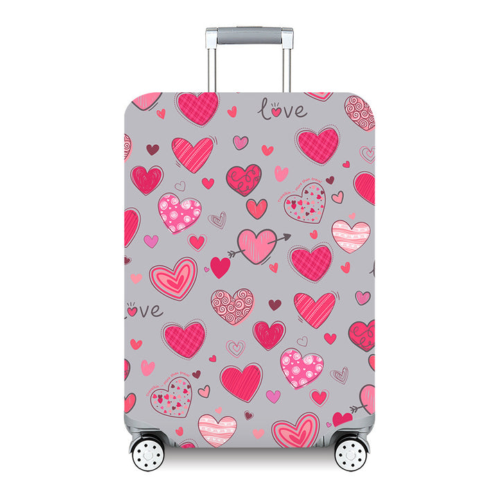 Women's Hard Shell Travel Suitcase with Custom Statement Design Kalsten