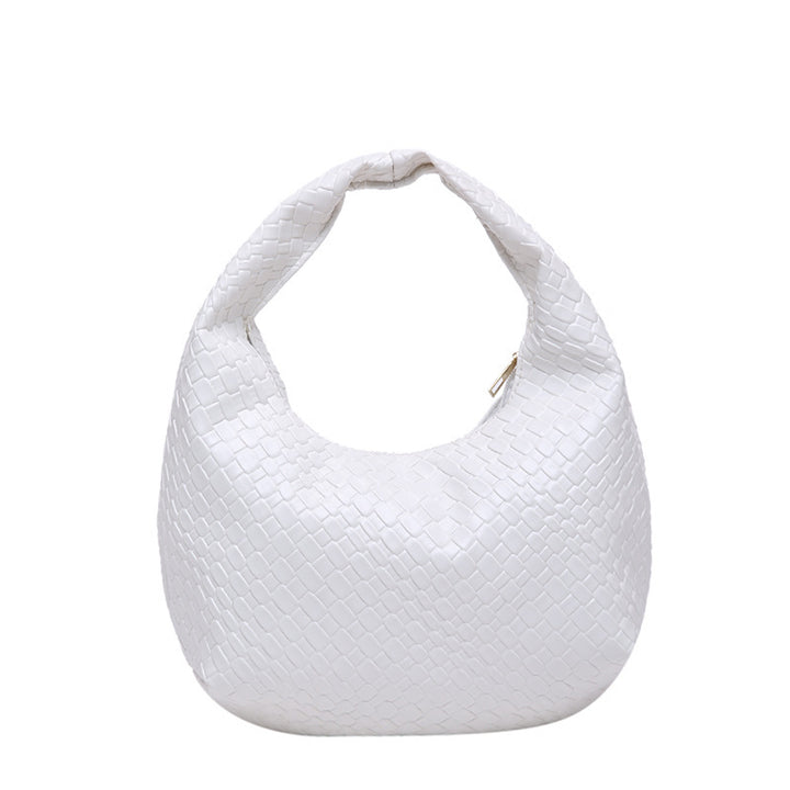 Textured Faux Leather Hobo Bag Kalsten