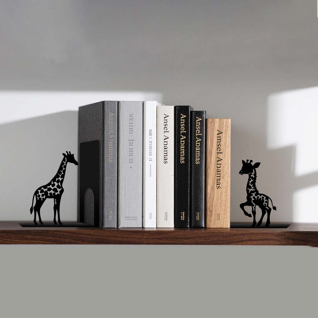 Artistic Giraffe Bookend