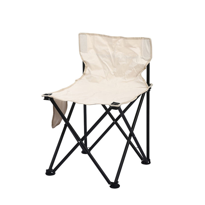 Folding chair with ergonomic backrest and sturdy frame Kalsten