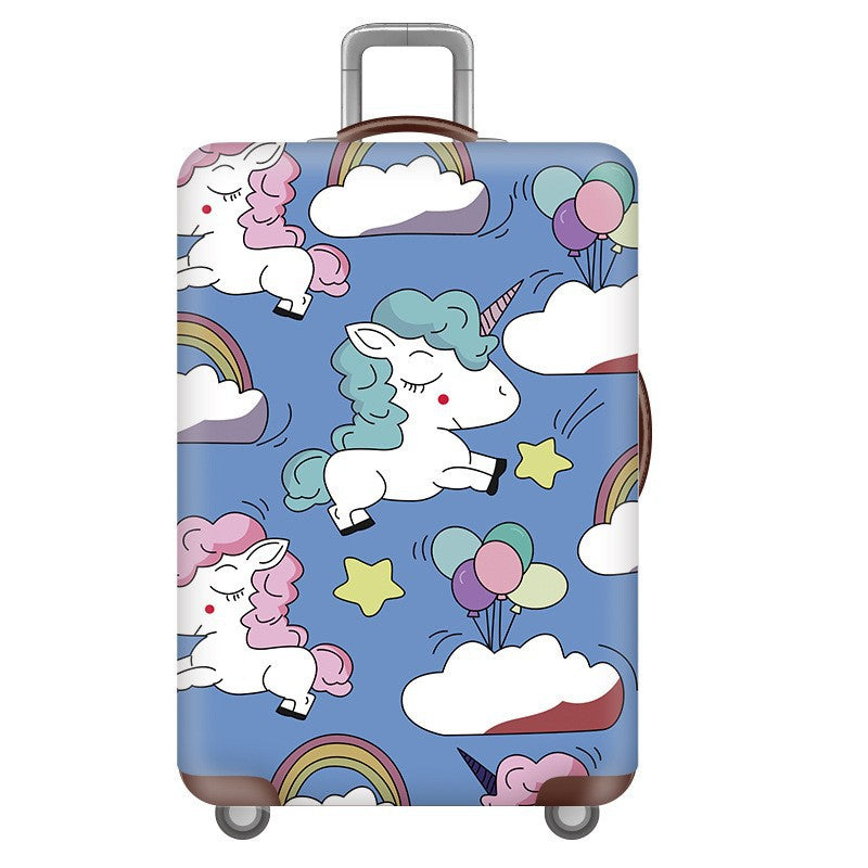 Unisex Hard Shell Suitcase with Fun Cartoon Design Kalsten