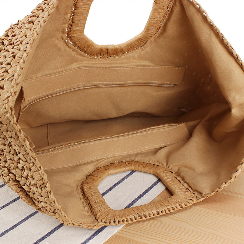 Large handbag with folded design Kalsten