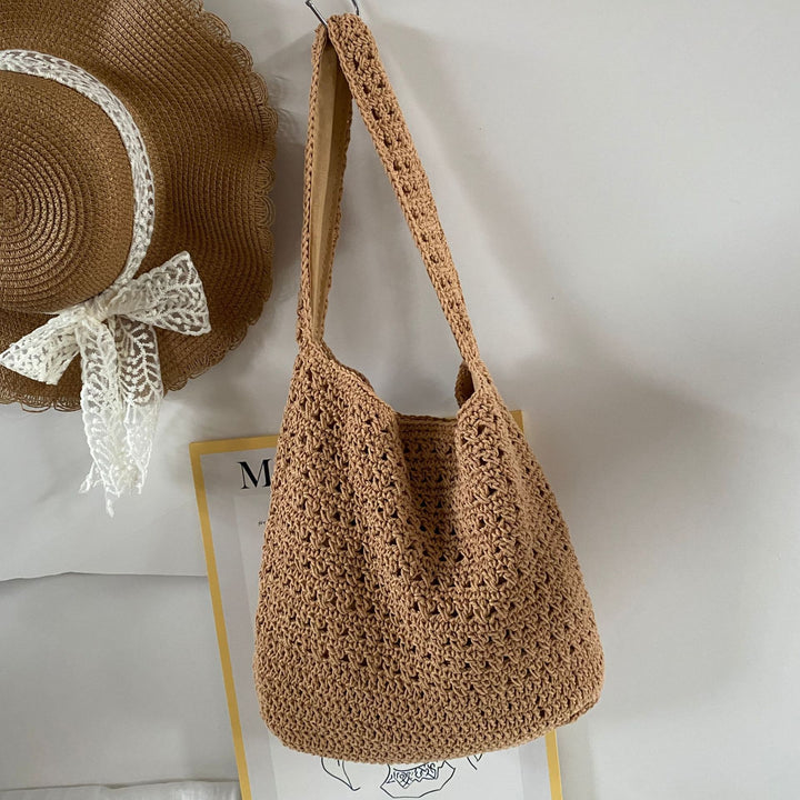 Hand-knotted leisure shoulder bag Kalsten