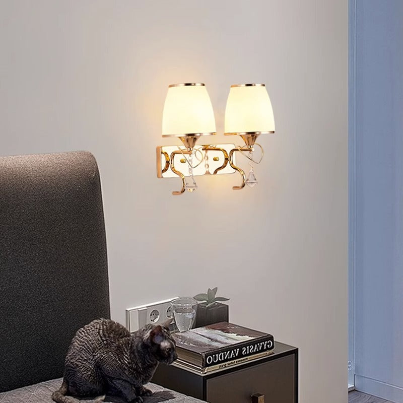 Elegant Double Shade Wall Sconce