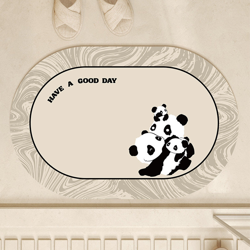 Playful Pet-Themed Welcome Mat