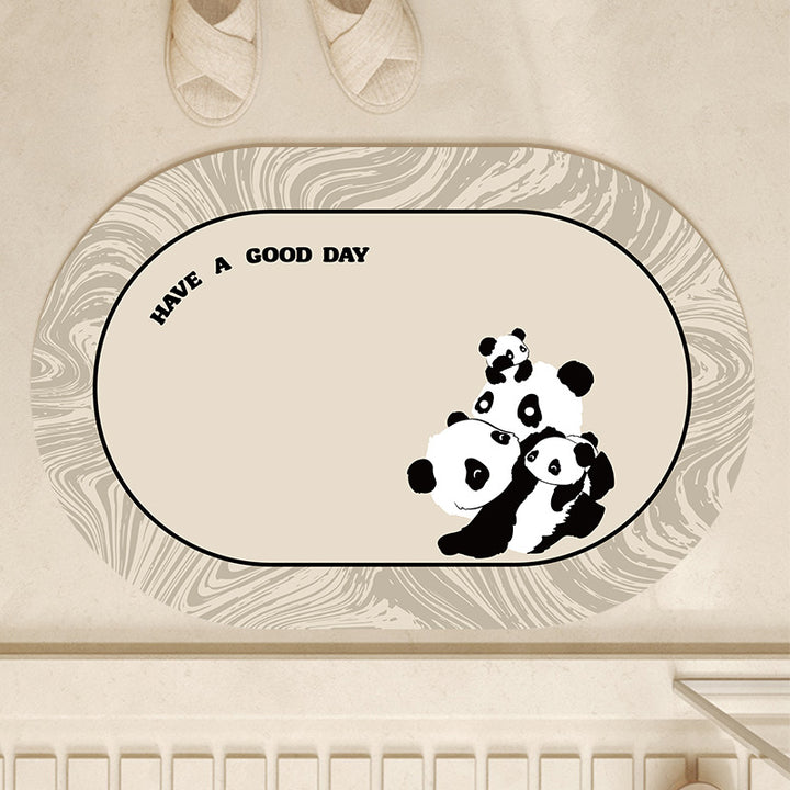 Playful Pet-Themed Welcome Mat