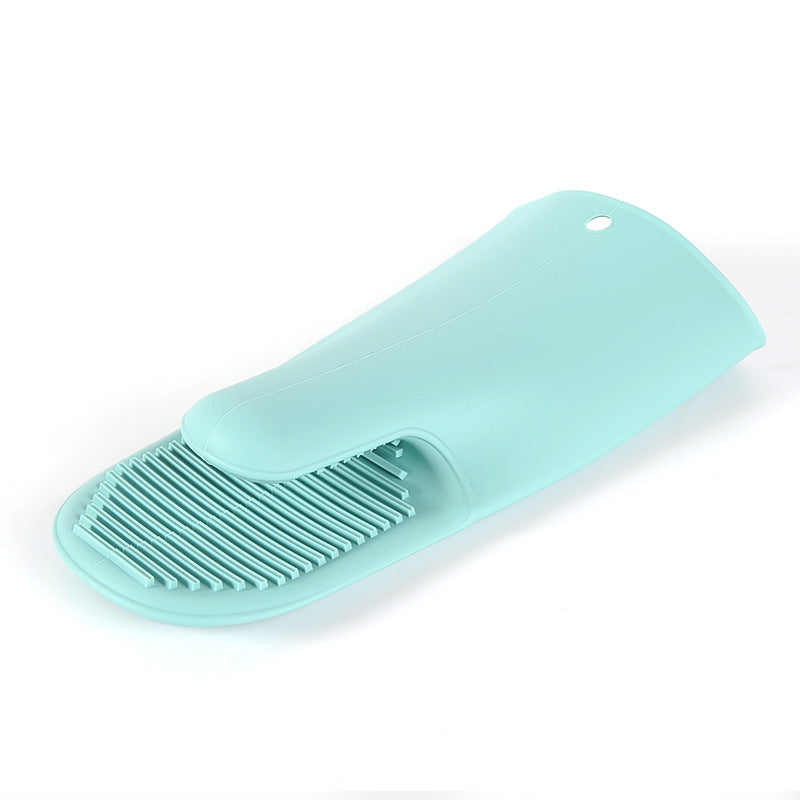 Silicone kitchen gloves with integrated cleaning bristles Kalsten
