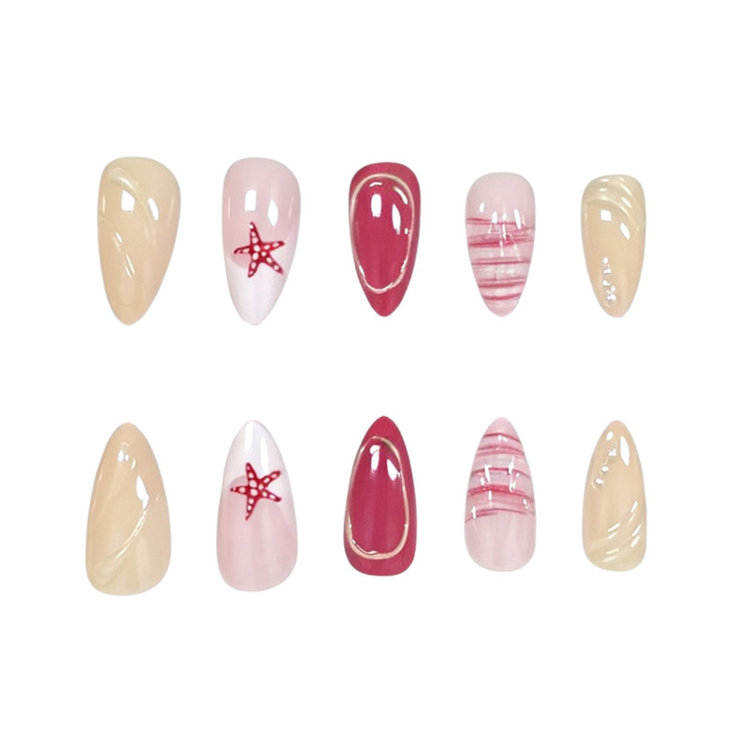Artistic Starfish Nail Art Enhancements Kalsten
