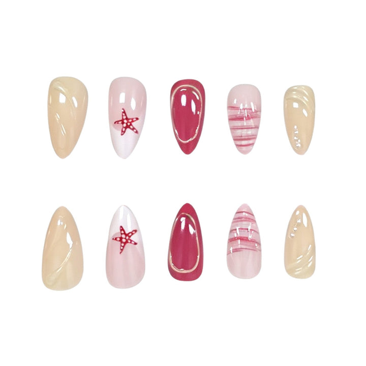 Artistic Starfish Nail Art Enhancements Kalsten