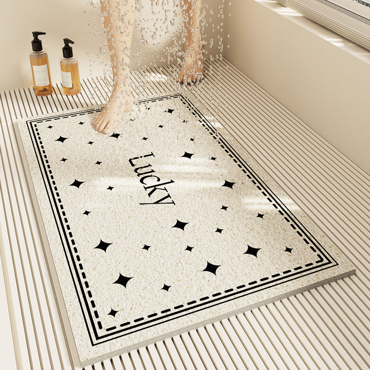 Slip-Resistant Geometric Bath Mat Kalsten