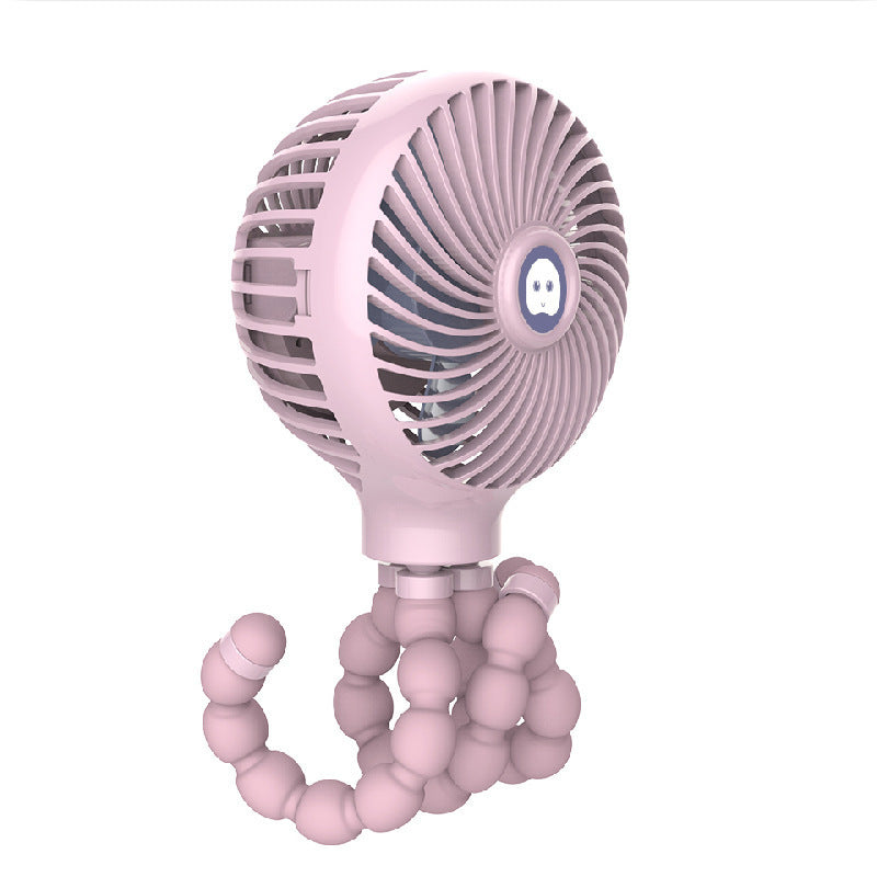 Unisex Flexible Mini Fan with 360-Degree Rotating Head Kalsten