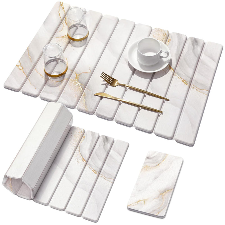Elegant Marble Design Kitchen Placemats