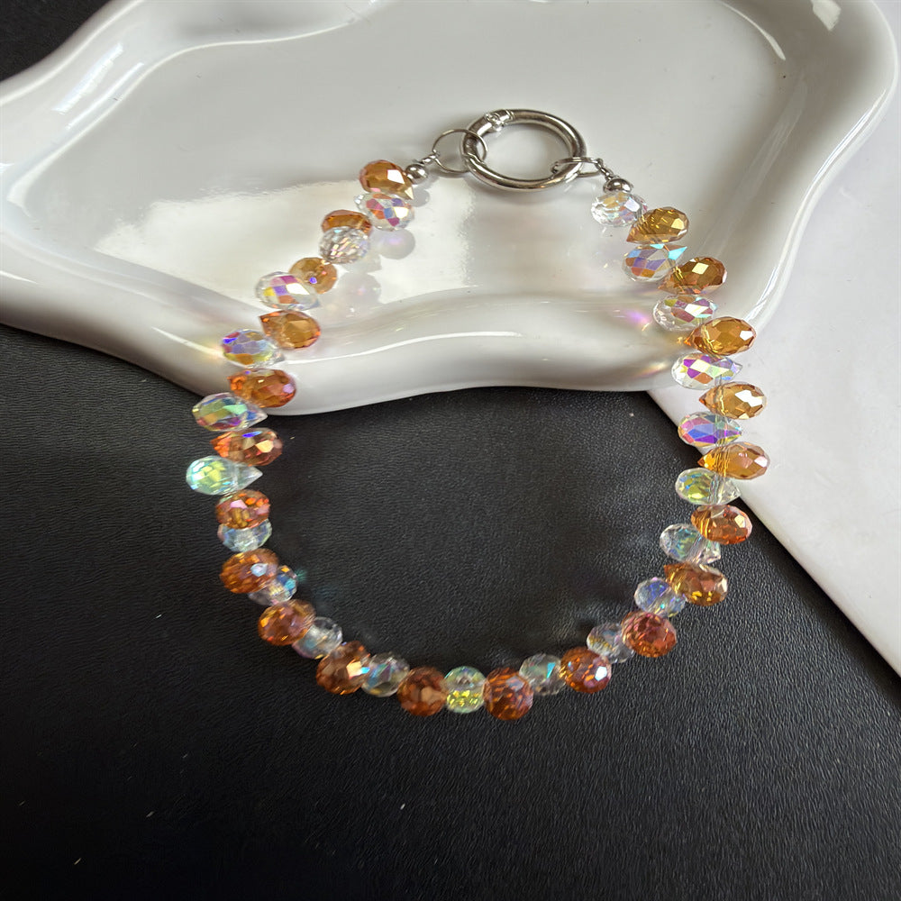 Sparkling Crystal Beaded Keychain Kalsten