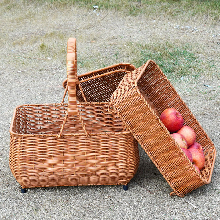 Ladies decorative laundry basket with lid and handle Kalsten