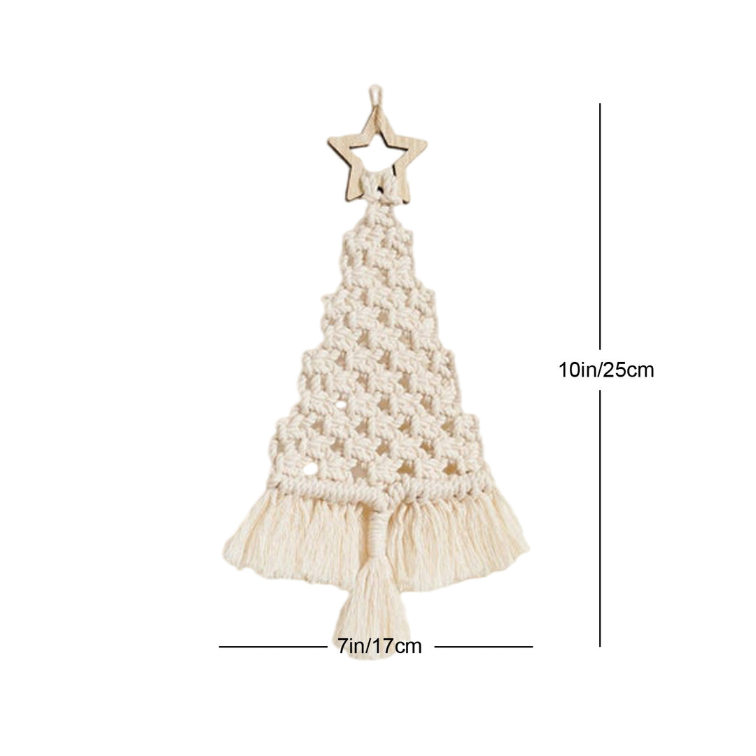 Festive Macrame Christmas Tree Ornament Kalsten