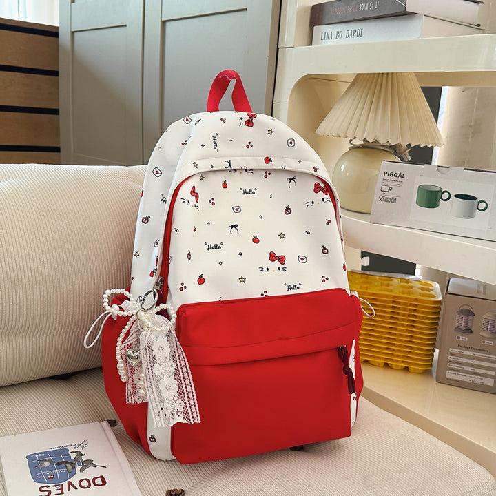Cute Cartoon-Printed Backpack