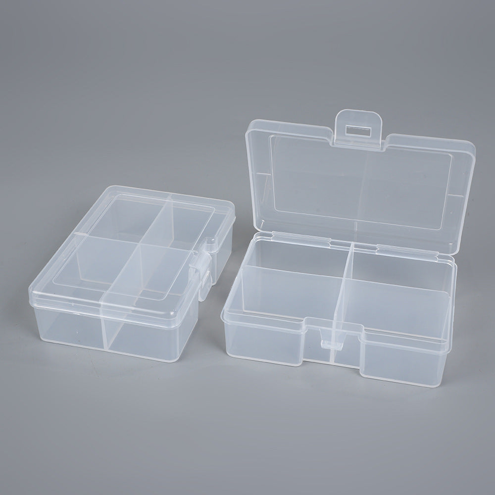Transparent Multi-Section Craft Storage Box Kalsten