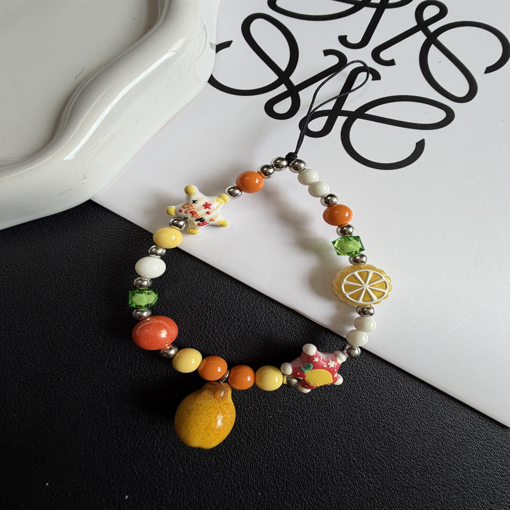 Playful Pearl and Charm Exaggerated Necklace Kalsten