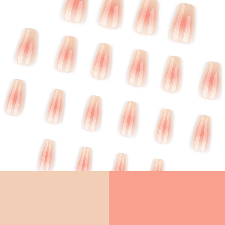 Elegant Gel Nails with Naturally Glossy Finish Kalsten