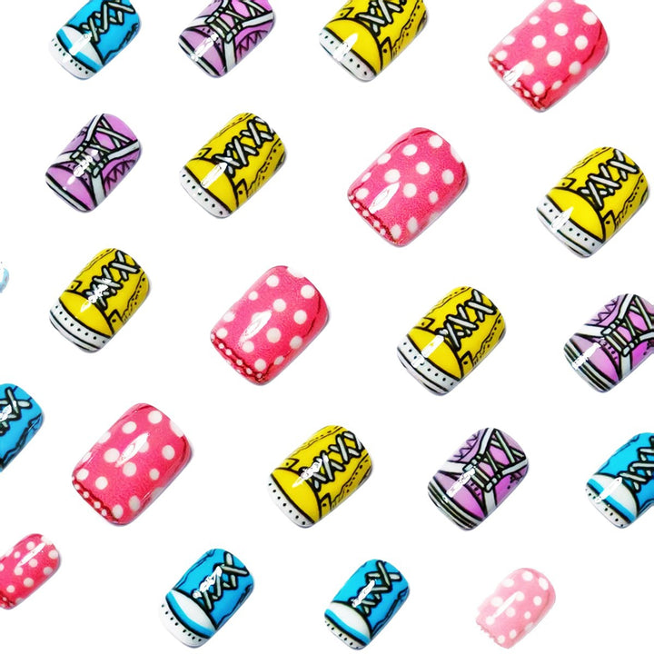 Creative Sneaker Nail Design Kalsten