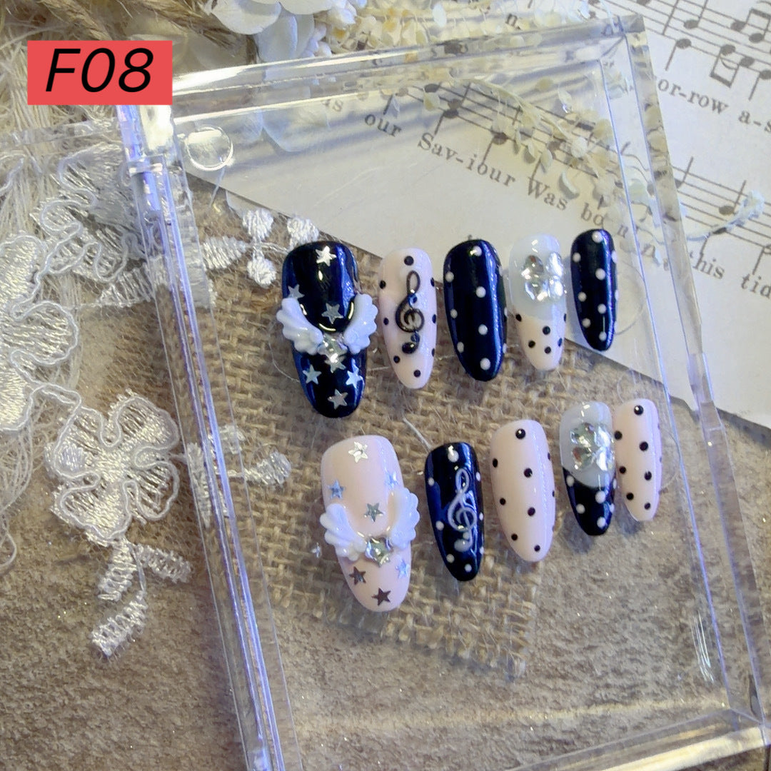 Decorative Press-On Nail Art Set 1790731572