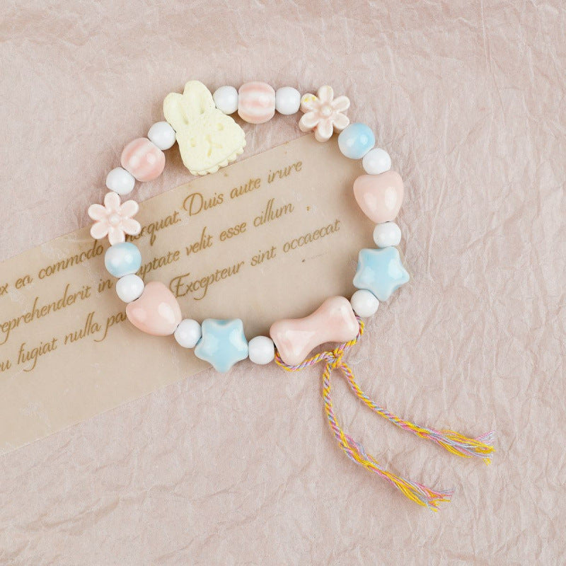 Heart-Shaped Beaded Bracelet Kalsten