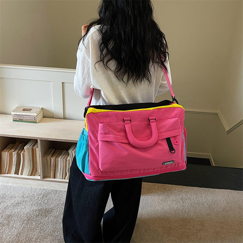 Colorful Multi-Pocket Travel Duffle Bag Kalsten