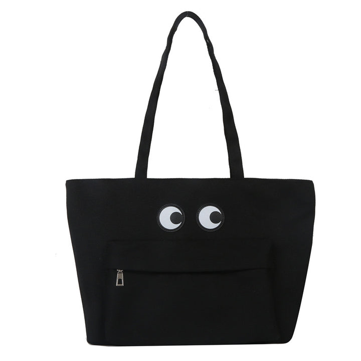 Fun Eye-Embellished Tote Bag
