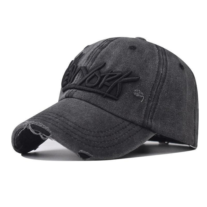 Men's Distressed Casual Embroidered Cap Kalsten