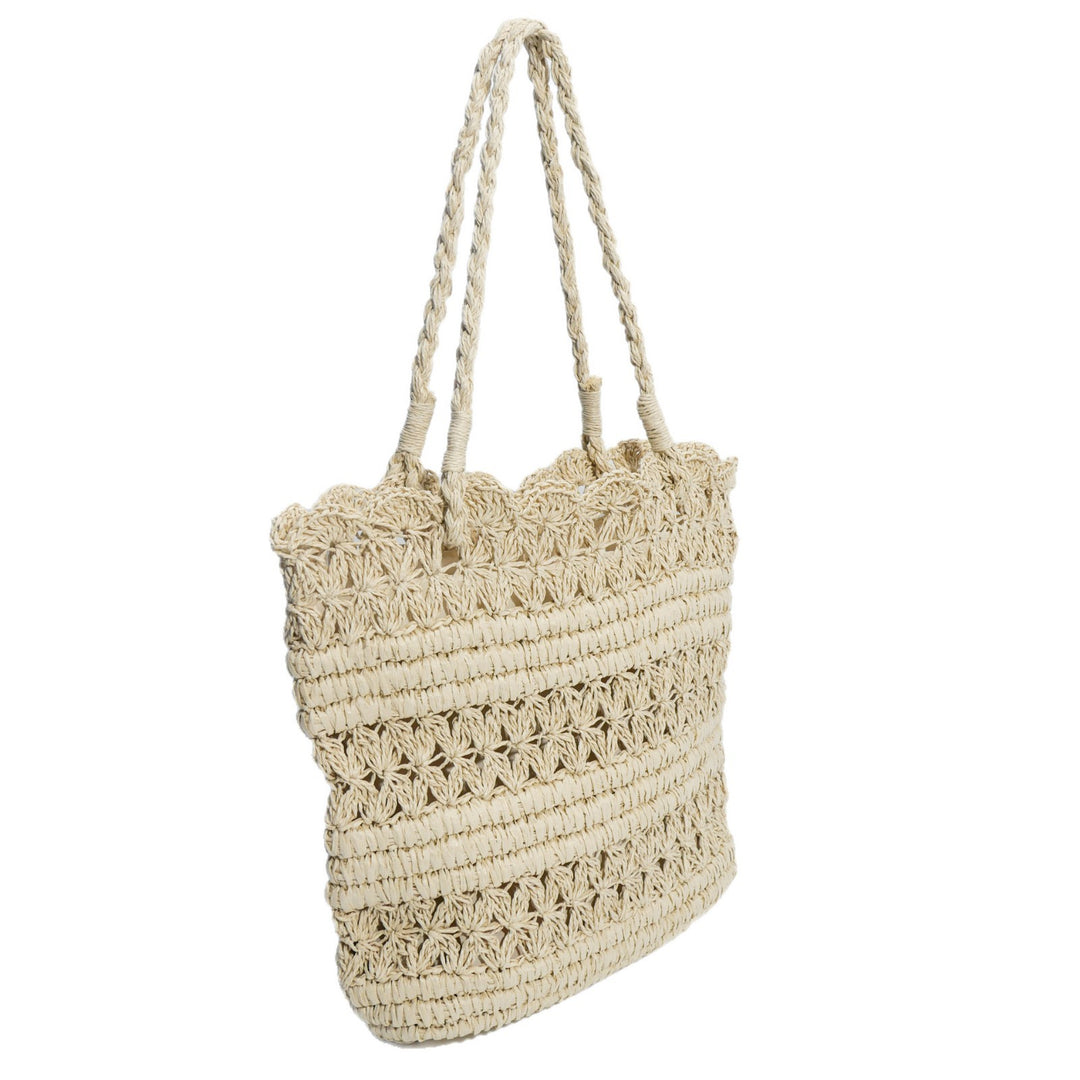 Braided beach bag with unique design Kalsten