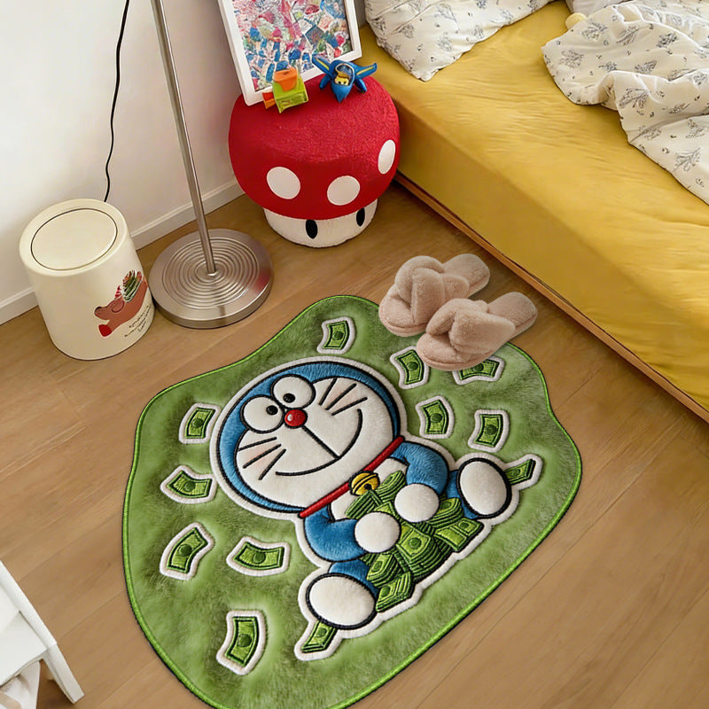 Fun Cartoon-Themed Plush Area Rug
