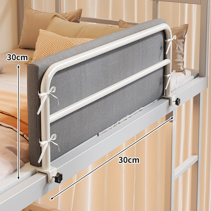 Bunk Bed Safety Side Rail with Padded Fabric Guard and Clamp Mount