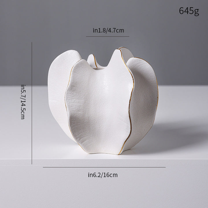 Textured Modern Decorative Ceramic Vase Kalsten