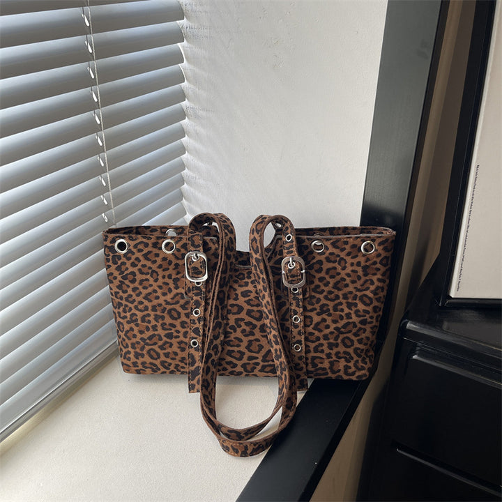 Stylish Minimalist Suede Tote Bag