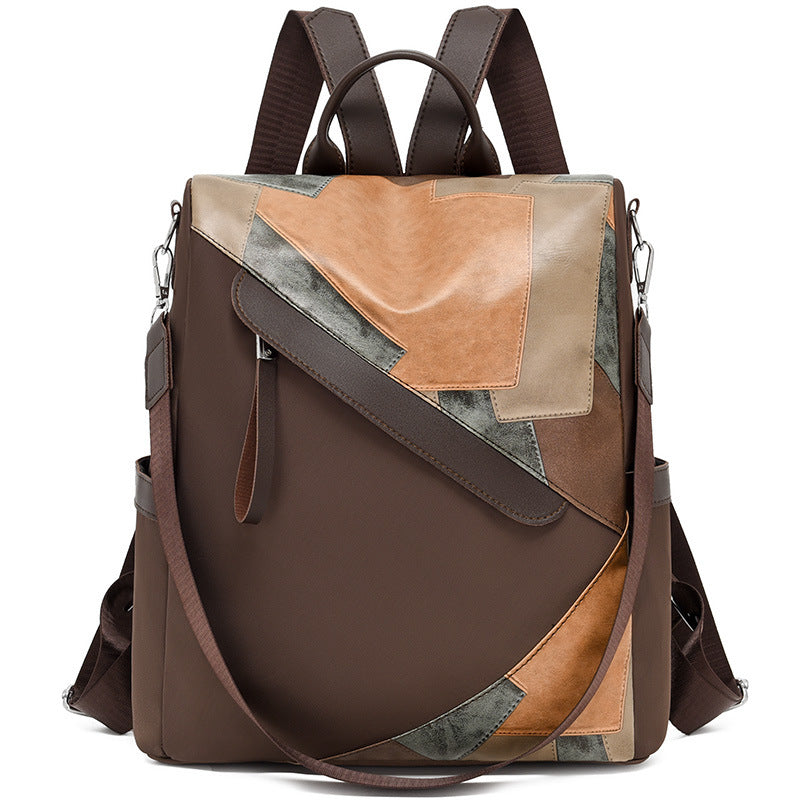 Stylish Patchwork Backpack