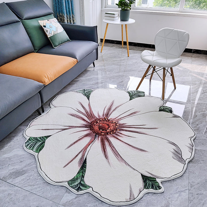 Floral-Shaped Area Rug Kalsten