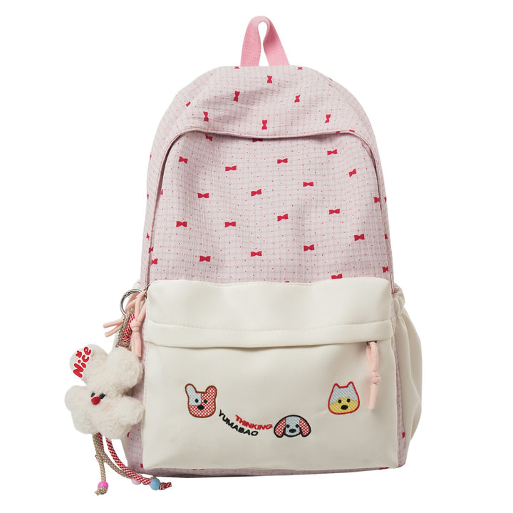 Cute Bow-Embellished Backpack Kalsten