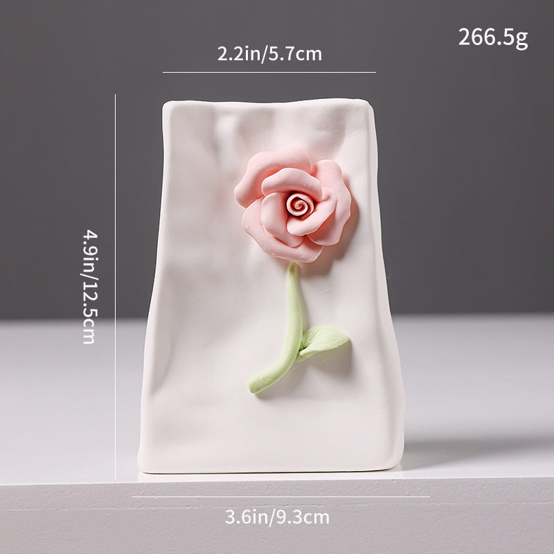 Decorative Floral Pitcher Ornament