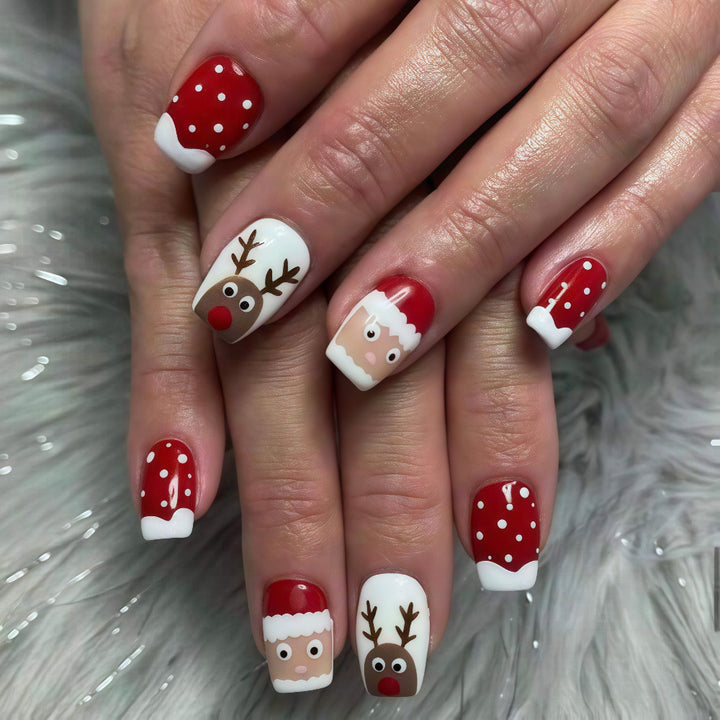 Festive Christmas Art Nails Kalsten