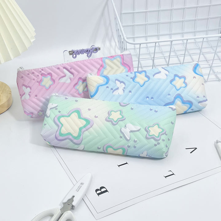 Quilted Butterfly Print Pencil Case Kalsten