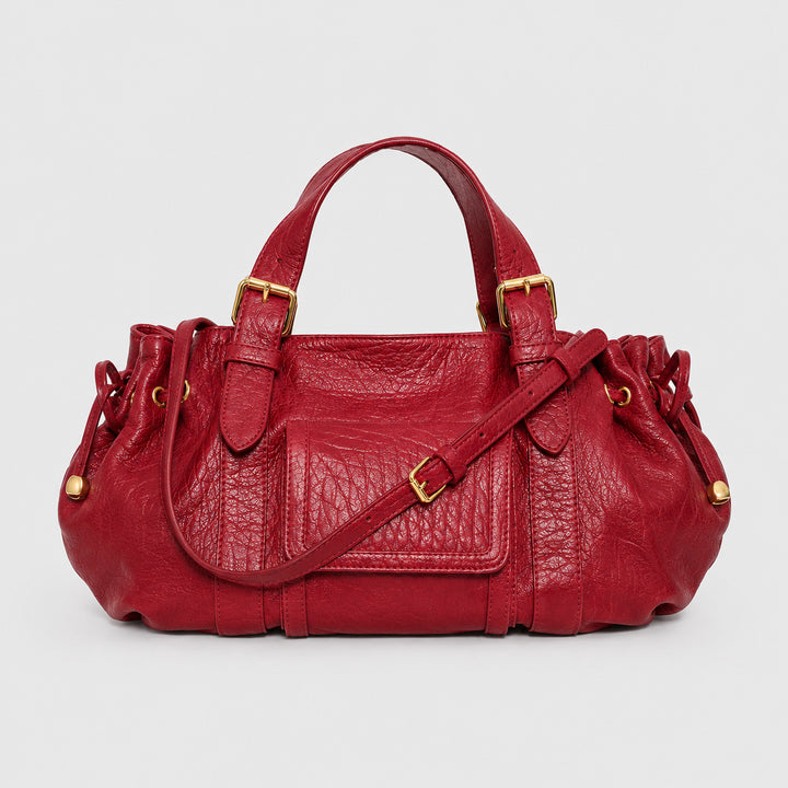 Luxurious Textured Leather Handbag