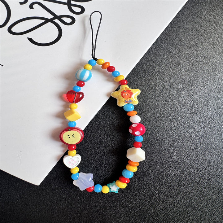 Funky Beaded Charm Lanyard Kalsten