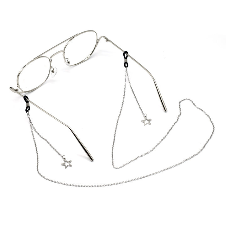 Elegant Star-Accented Eyewear Chain Kalsten