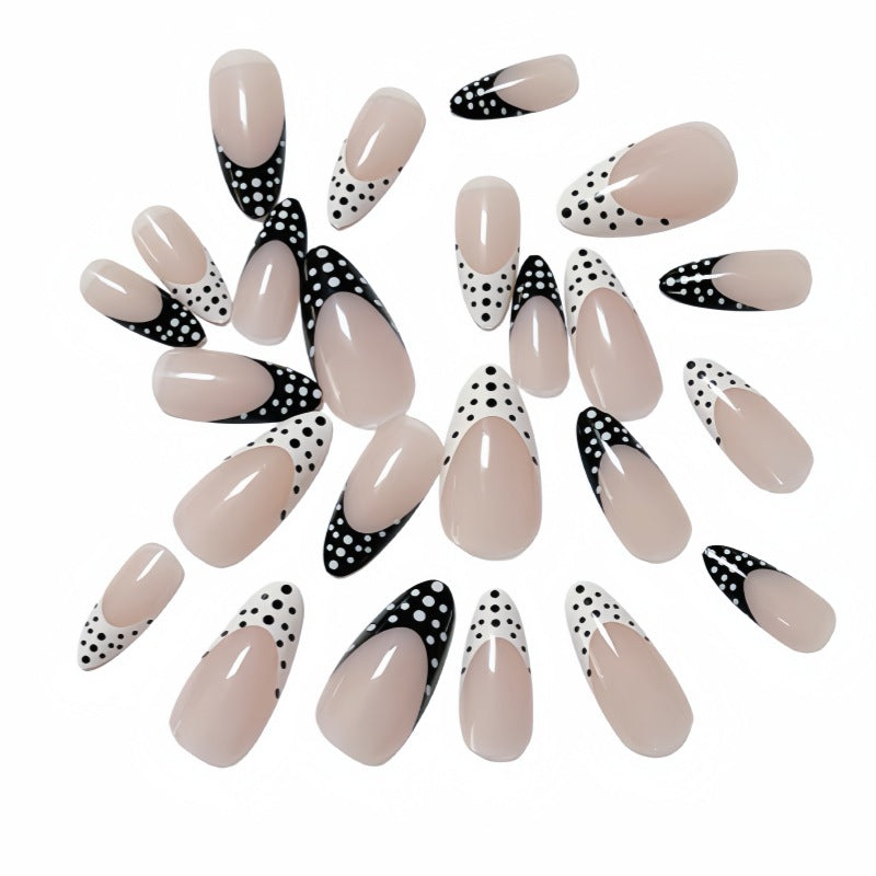 Stylish Polka Dot Press-On Nail Design Kalsten