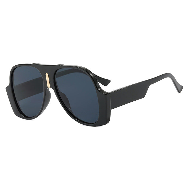 Women's square sunglasses with unique animal pattern frame and UV protection Kalsten
