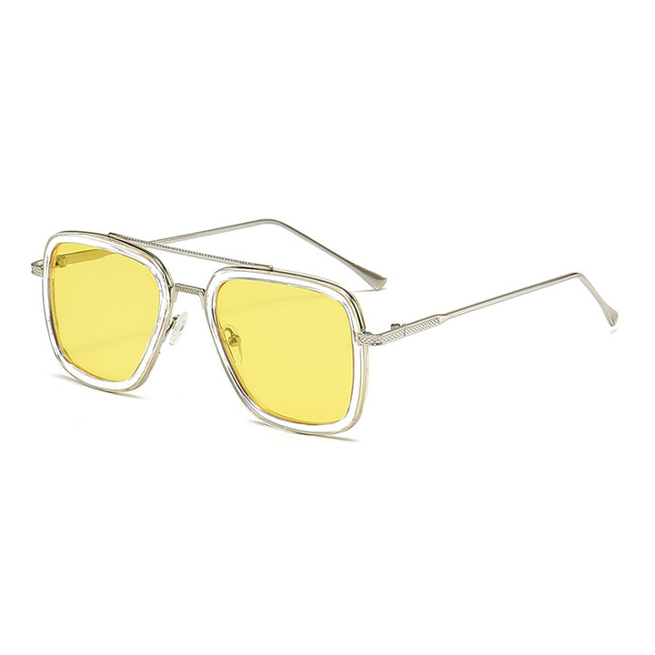 Women's stylish square sunglasses with metallic details Kalsten